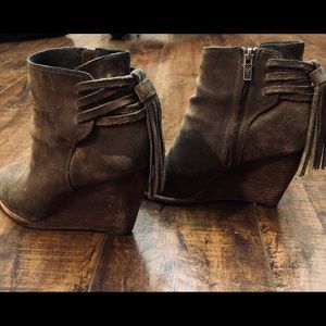 Frye Tassel Booties